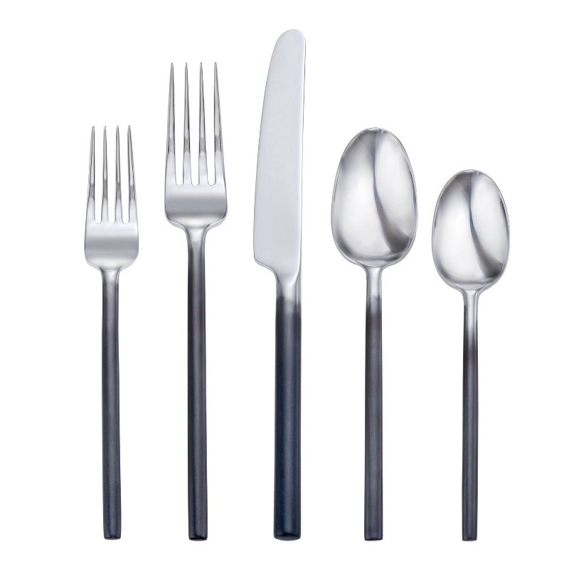 20pc Stainless Steel Raven Everyday Silverware Set - Oneida