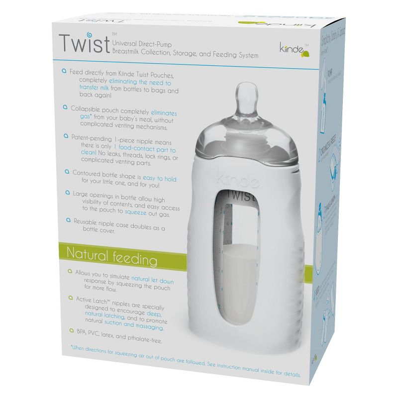 Kiinde Twist Squeeze Natural Feeding Bottle