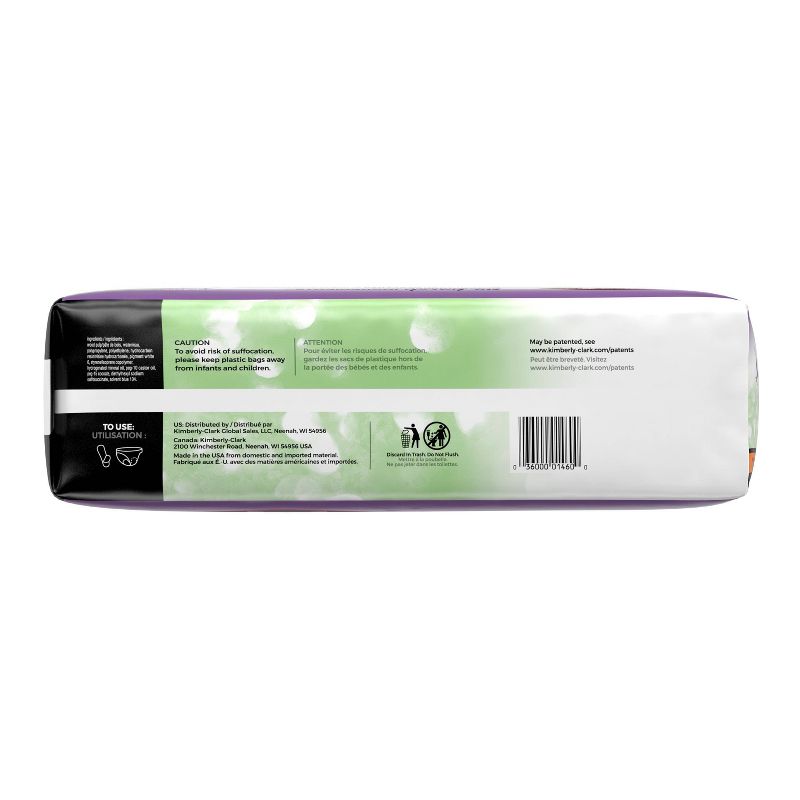 U by Kotex Security Unscented Overnight Absorbency Maxi Pads - 40ct