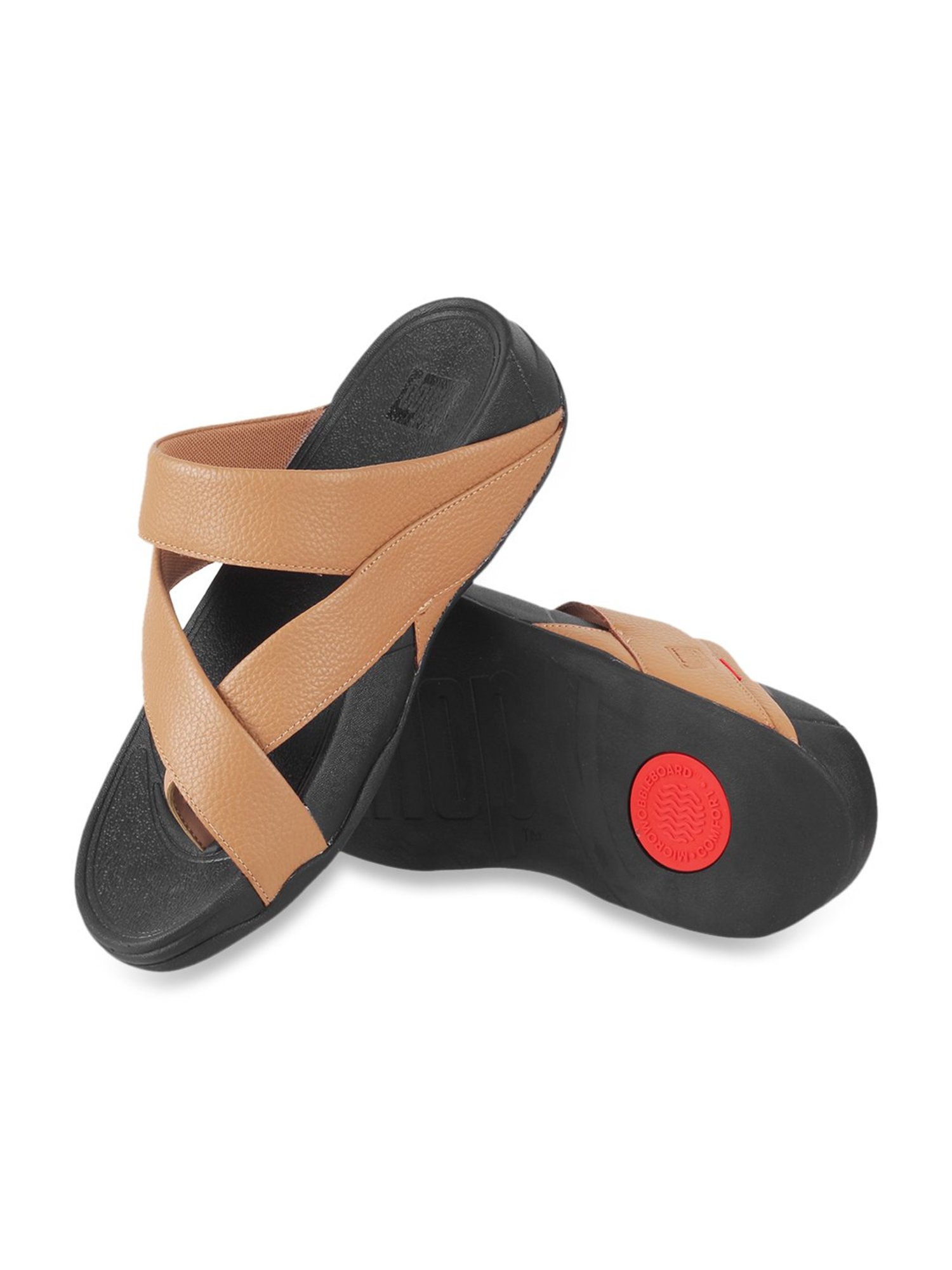 FitFlop Men's Tan Toe Ring Sandals