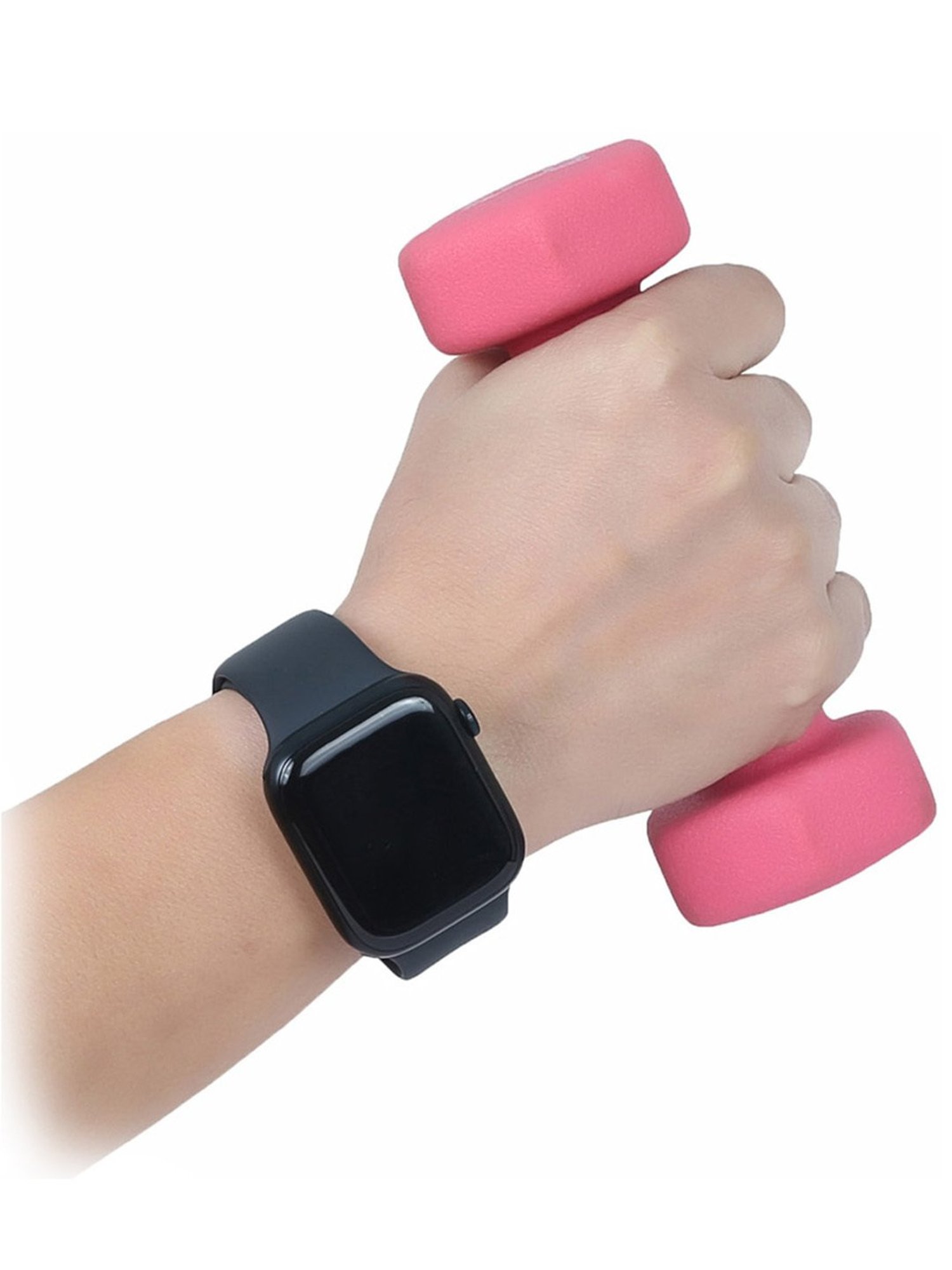 BIGBULL Rubber Coated Solid Hex Dumbbell (Pack Of Two) (2.5 Kg x 2pc (Total = 5 kg))