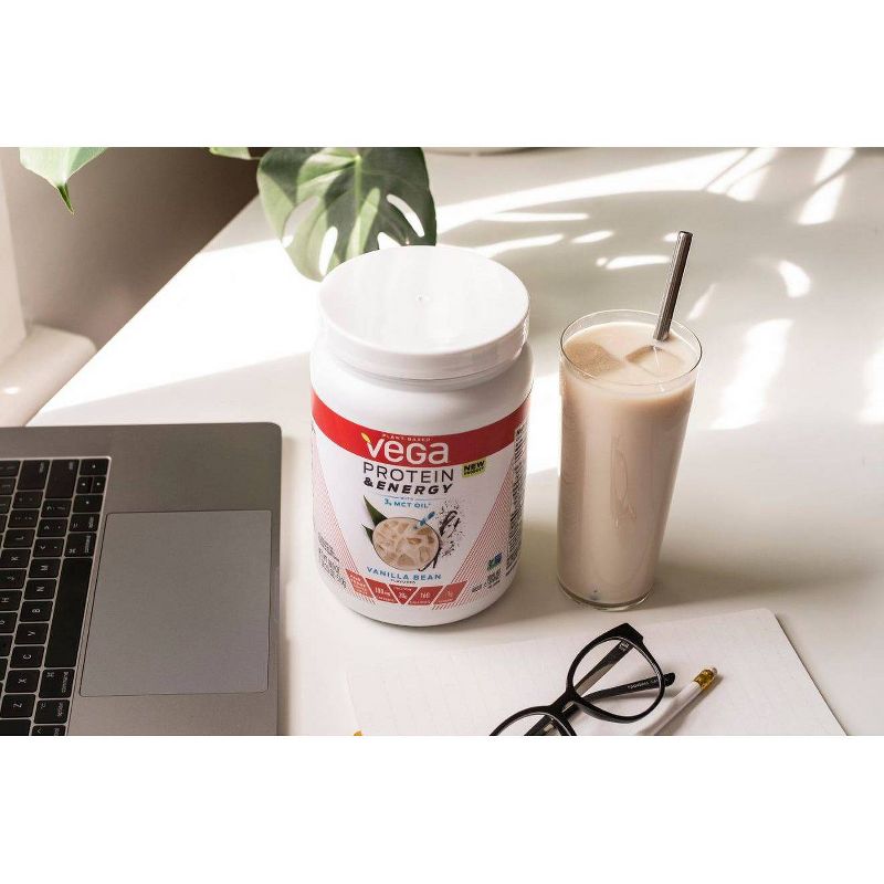 Vega Protein & Energy Vegan Protein Powder - Vanilla Bean - 18oz