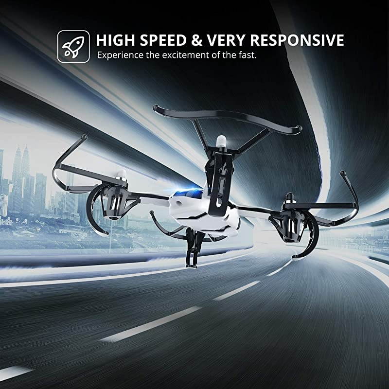 HS170 Mini Drone for Kids Adults RC Nano Quadcopter with 2 Batteries Altitude Hold Headless Mode 3D Flips One Key TakeOff and Speed Adjustment Easy Toy for Beginners
