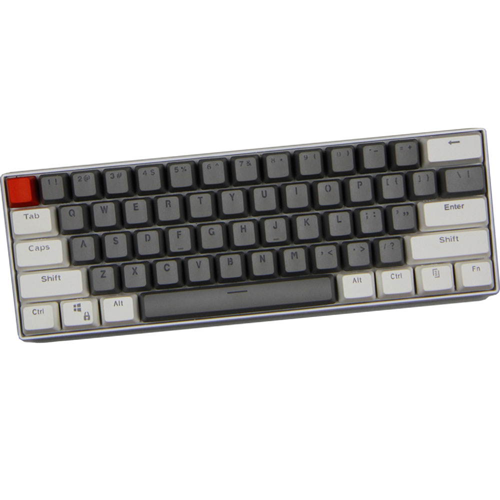 CUUWE 61 PBT Keycaps for 60 Percent Keyboard, Backlit Keycap Set for Mechanical Gaming Keyboard OEM Profile Keycaps with Key Puller for Cherry MX Switches GH60/RK61/GK61/Annie pro 2