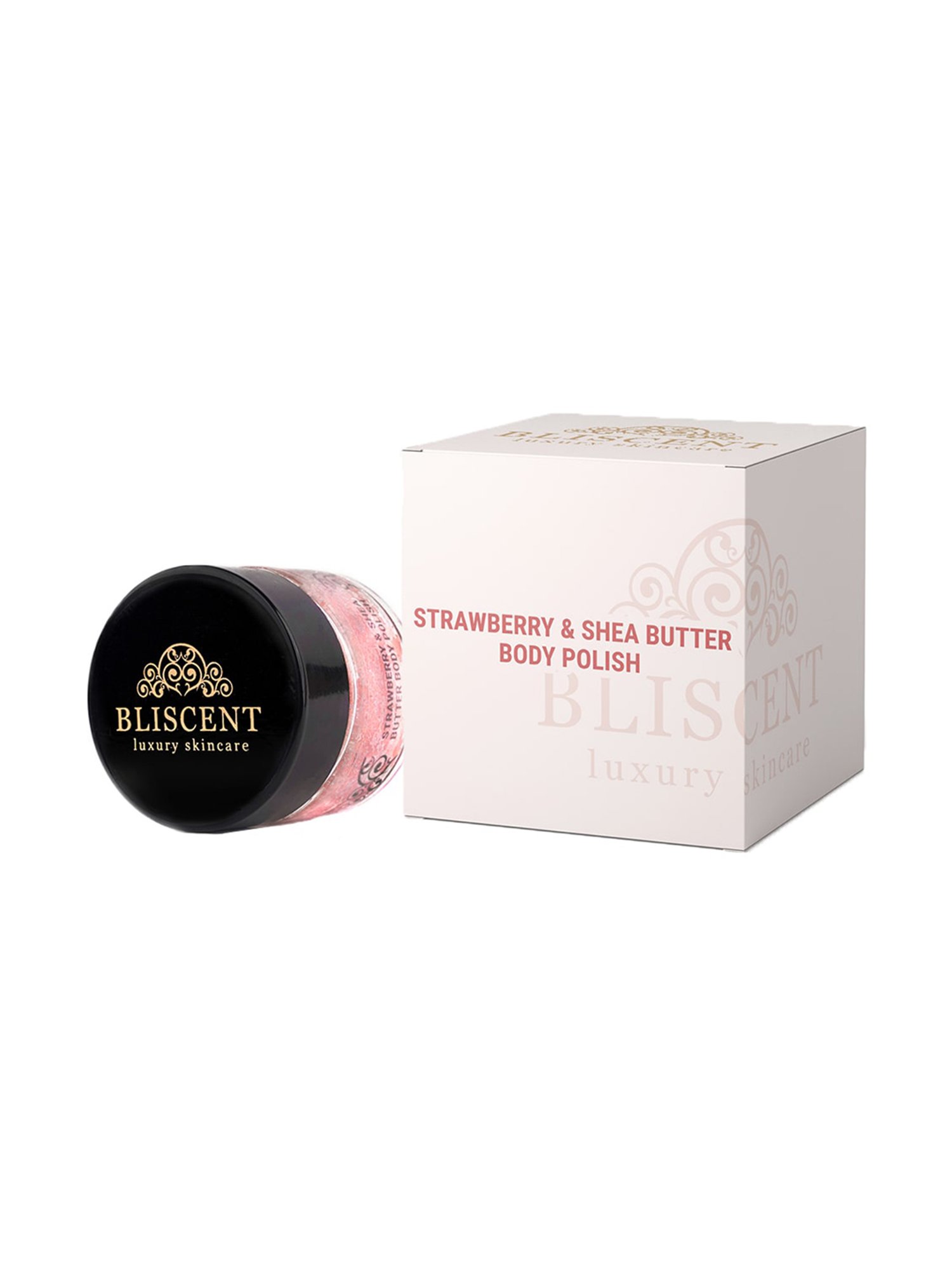 Bliscent Pink Strawberry & Shea Butter Body Polish - 100 gm
