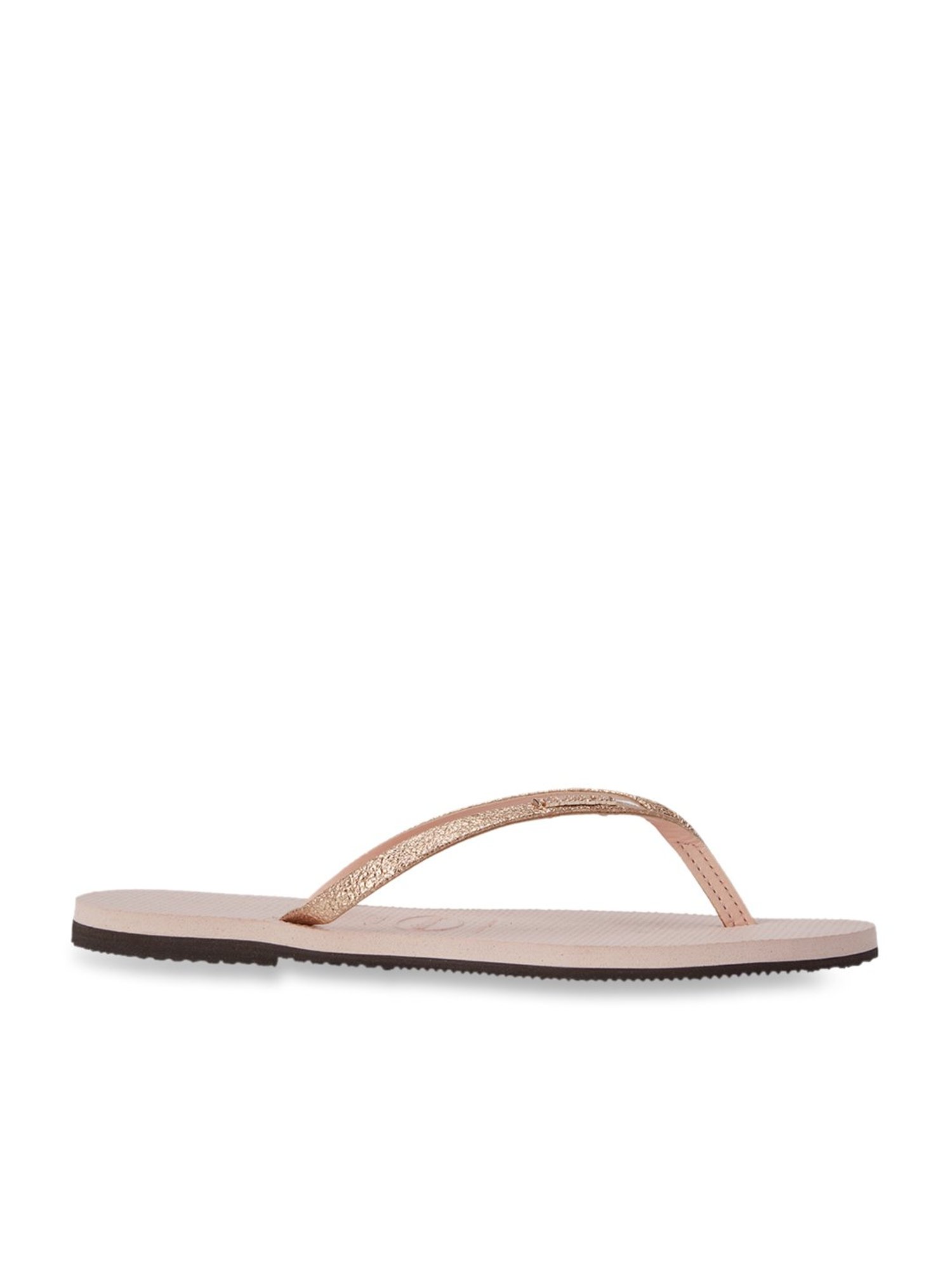 Havaianas You Shine Rose Gold Flip Flops
