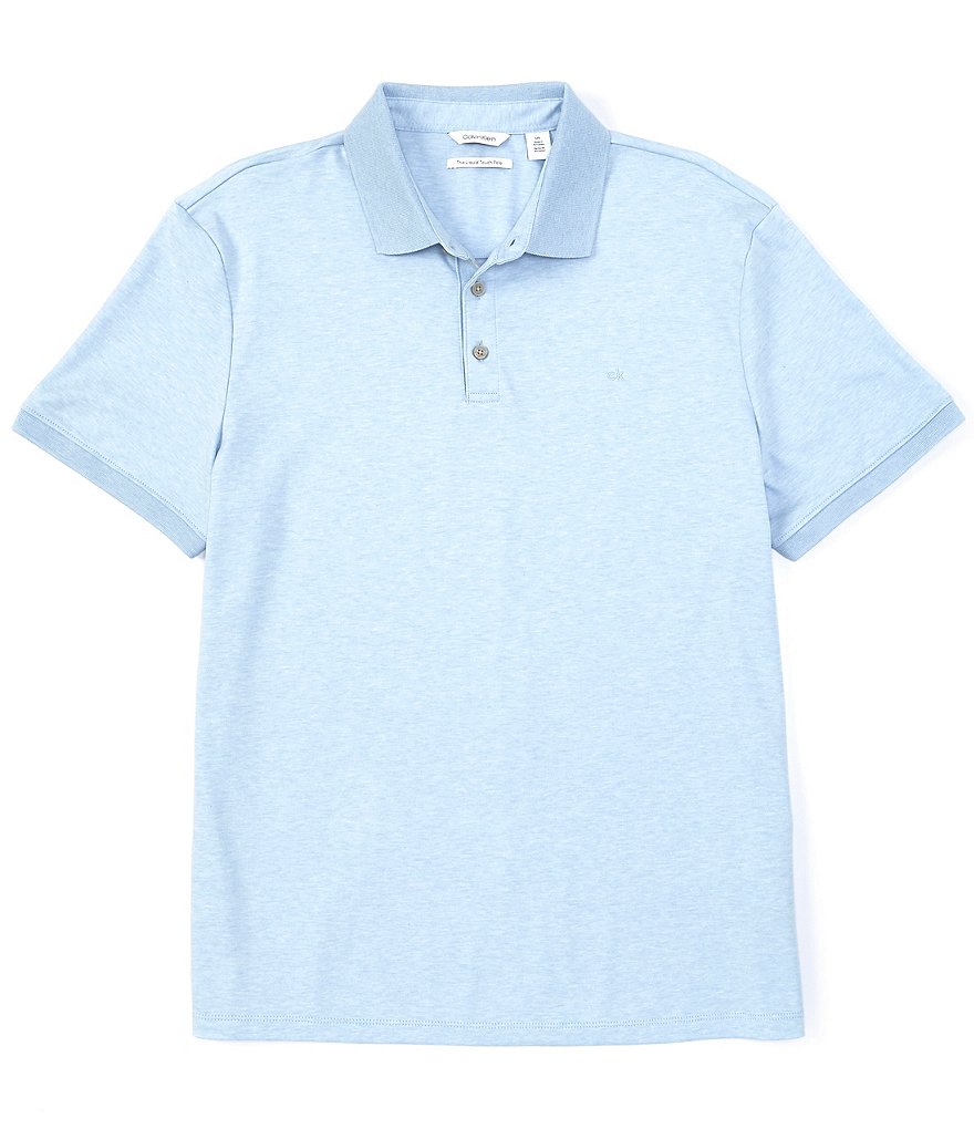 Visconti Petal Print Short-Sleeve Polo Shirt