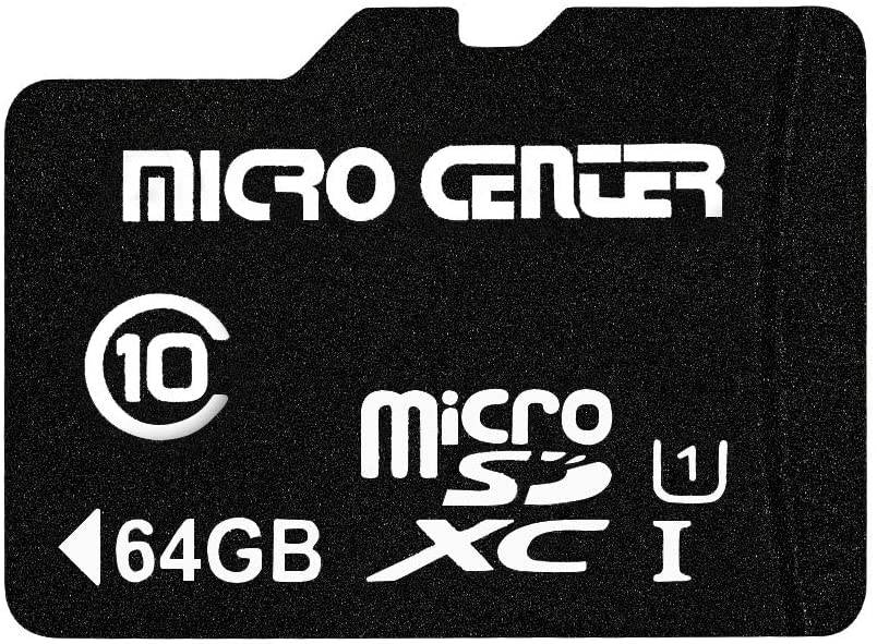 High Performance 64GB Micro SD Card,High-Speed 64GB TF Card, Class 10 Micro SDHC Flash Memory Card with SD Card Adapter