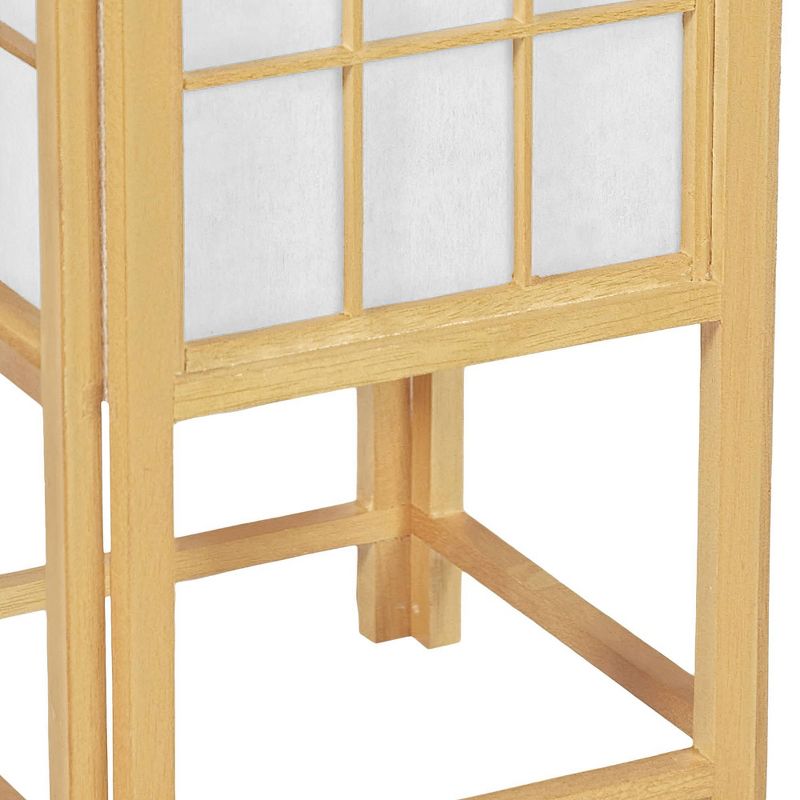 Window Pane Shoji Lamp - Natural (18")