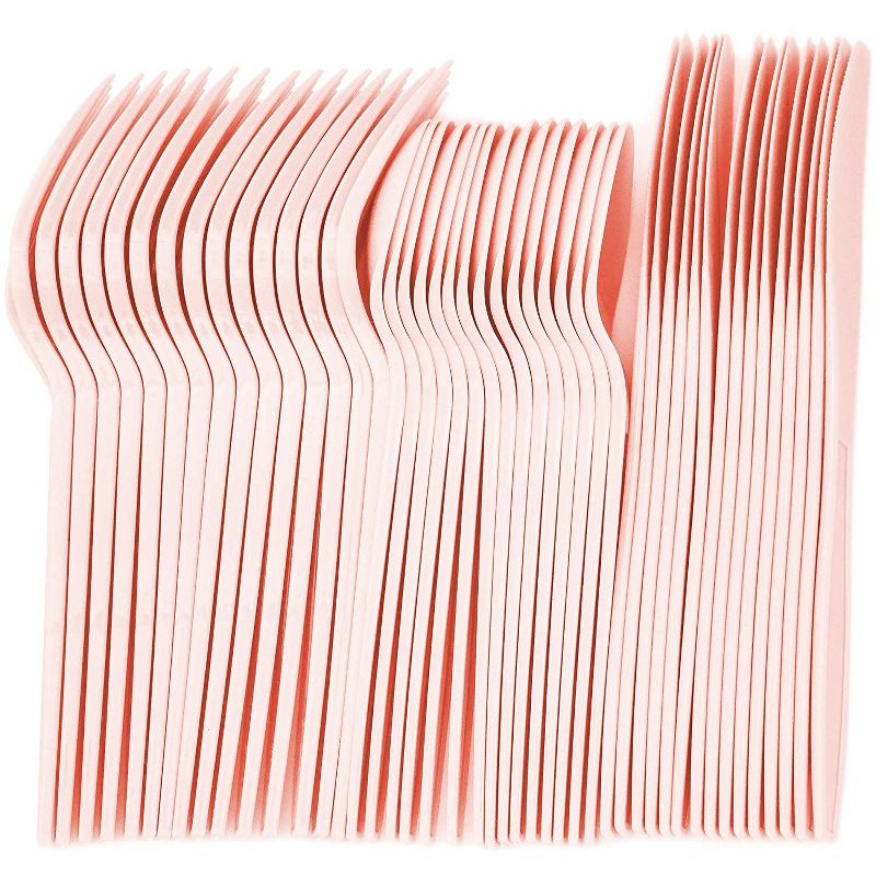 Sparkle and Bash 3 Pack Red Plastic Tablecloth with White Hearts for Valentine's Day (54 x 108 in)