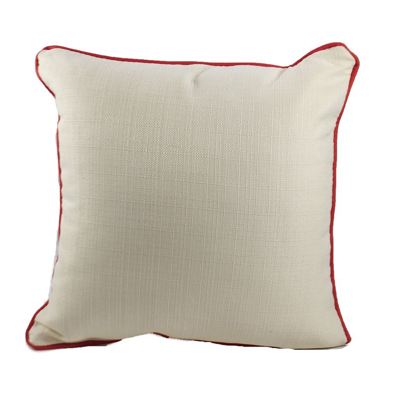 Christmas 16.0" Tis The Season Pillow Berries Wreath Home Decor  -  Decorative Pillow