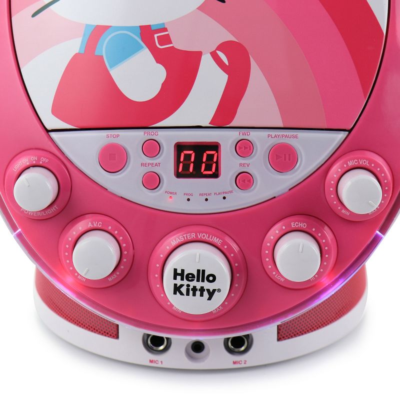 Hello Kitty Party CDG Disco Karaoke Machine in Pink