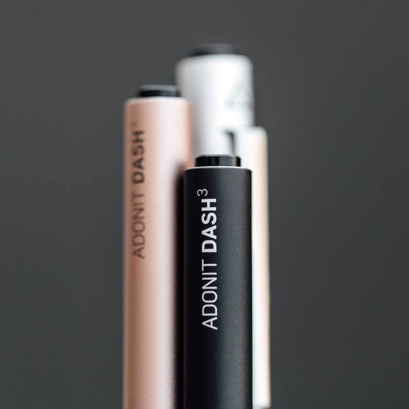Adonit Dash 3 (Black) - Capacitive Fine Point Stylus Pencil for iPad, iPad Pro, iPhone, Android, and Touch Screen Tablets