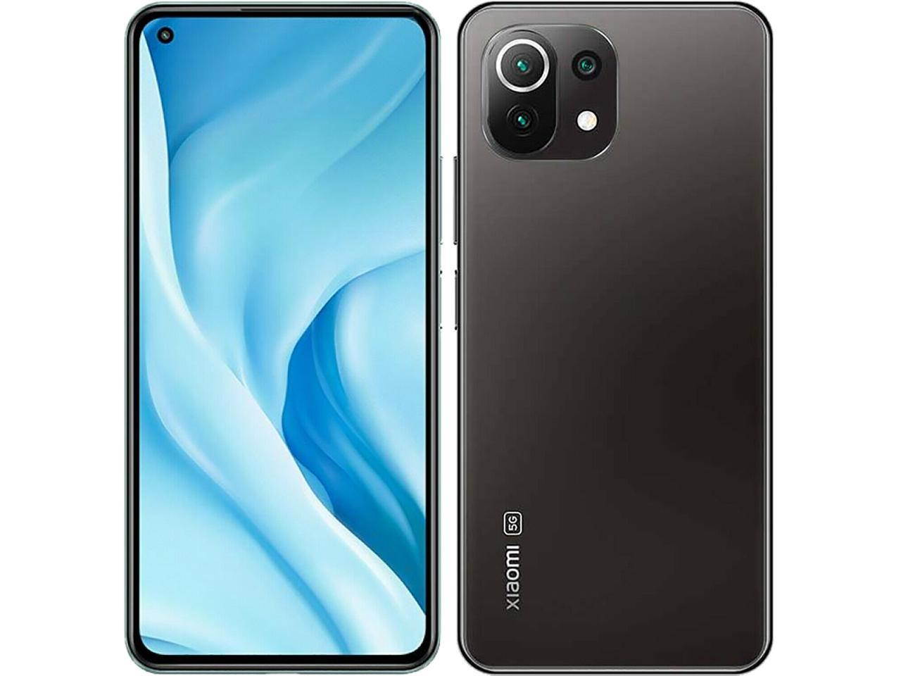 Xiaomi Mi 11 Lite Dual-SIM 128GB ROM + 8GB RAM Factory Unlocked 5G Smartphone (Truffle Black) - International Version