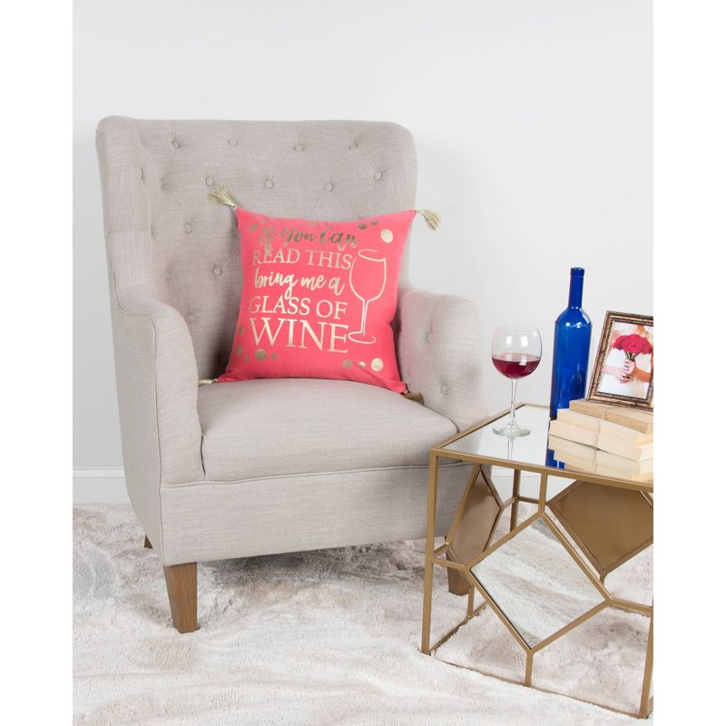 Simply Southern Word Throw Pillow Pink - Rizzy Home