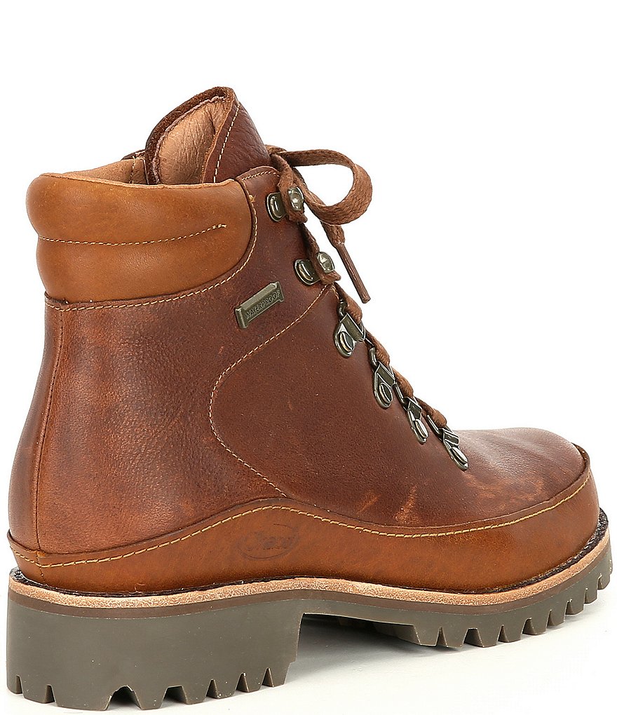 Chaco Women's Fields Waterproof Leather Lug Sole Combat Boots