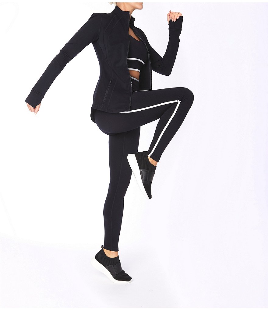 Antonio Melani Action High Waist Contrast Trim 28-Inch Legging