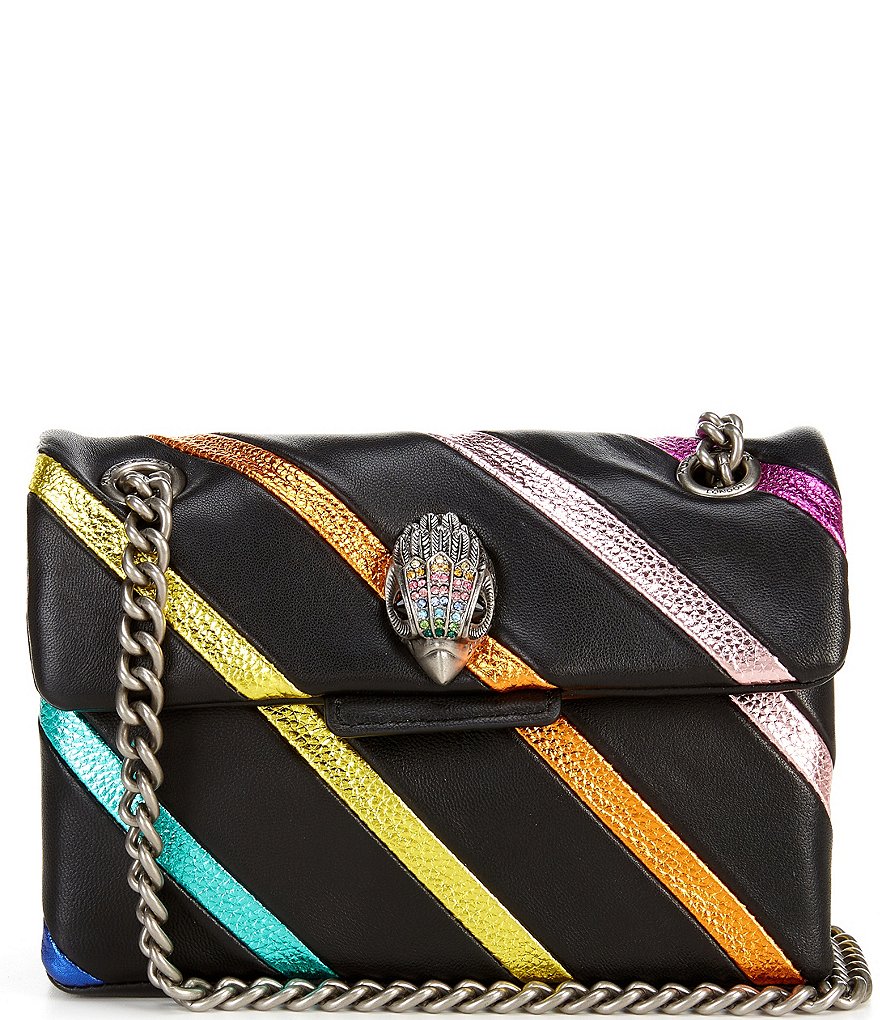 Kurt Geiger London Mini Rainbow Pipe Chain Strap Crossbody Bag