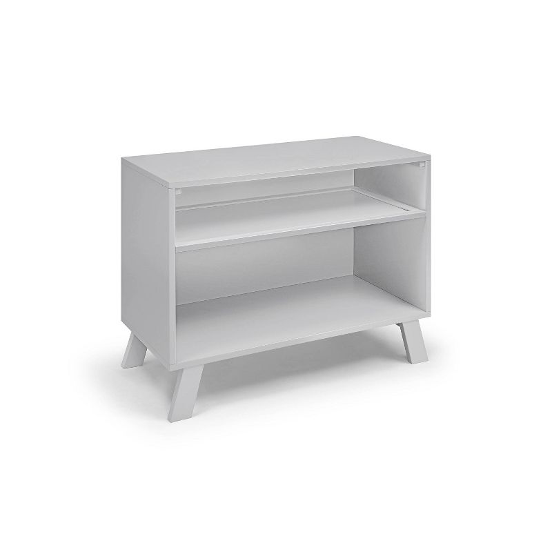 Hankel Changing Table - Pure White and Weathered Oak - South Shore