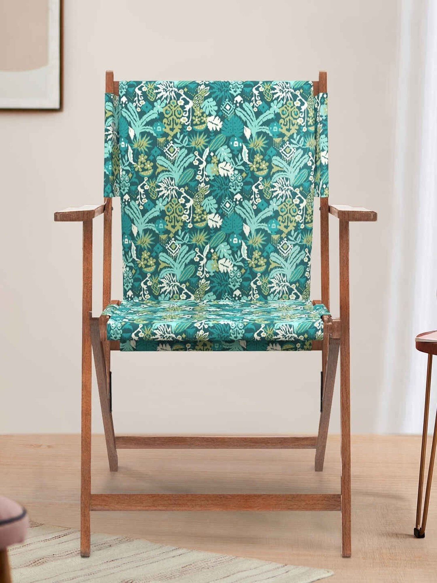 Durian Melania Cigar Brown Fabric Rocker Chairs