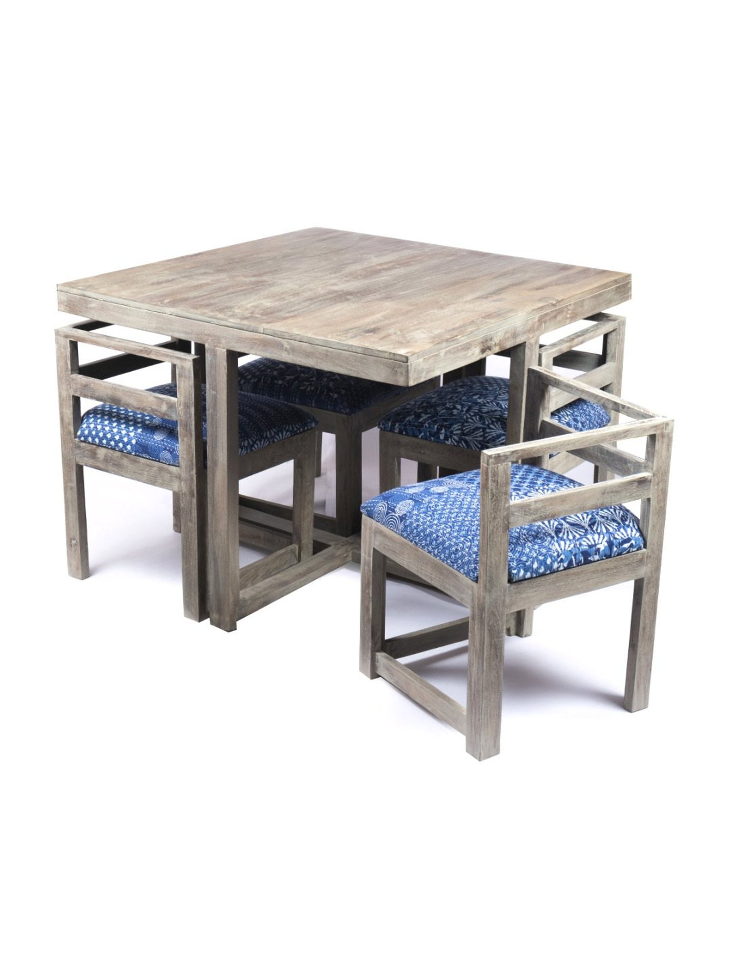 Nilkamal Olivia Brown Solid Wood - Rubberwood 6 Seater Dinning Table set