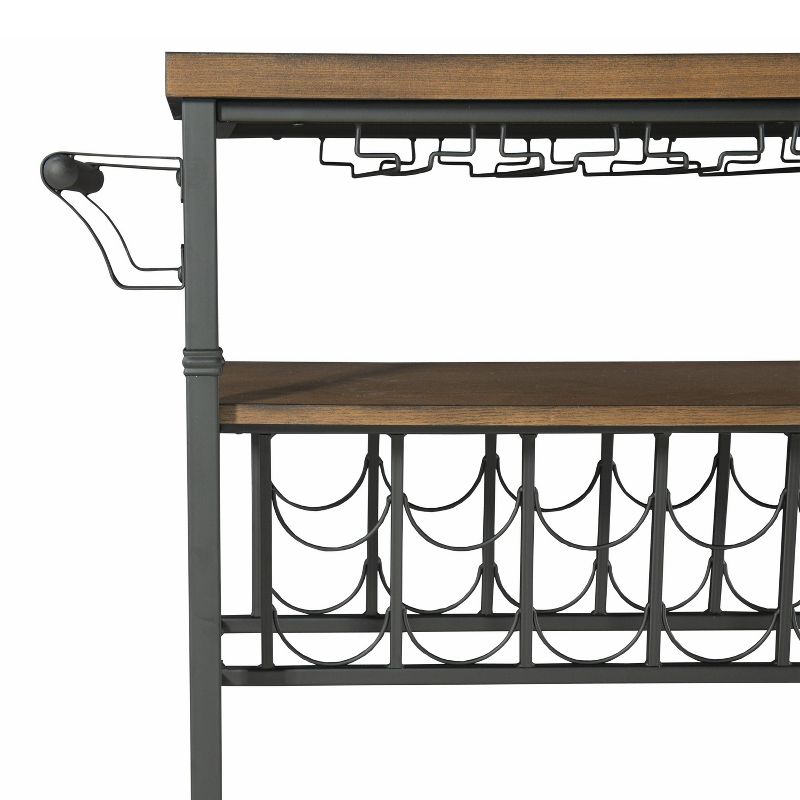 Aster High Bar Cabinet Light Wood - RST Brands