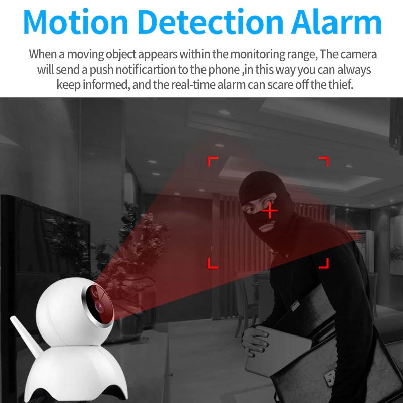 EWeLink APP Camera Smart Home Mini 720P Cloud Auto Tracking Camera Baby Monitor Home Video Surveillance Camera Wifi Camera