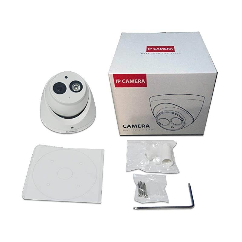 POE IP Camera IPCHDW4631CA 28mm Indoor Outdoor Dome Security Camera with Audio Builtin Mic IR Night Vision 50m H265 IP67 WDR 3D DNR