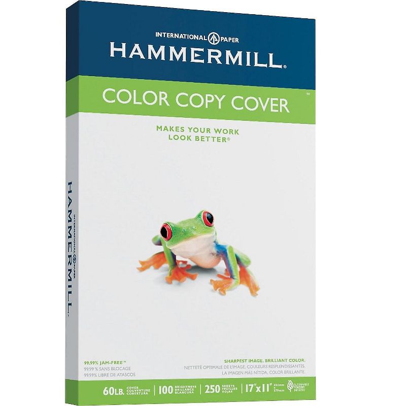 Hammermill Copier Digital Cover Stock 60 lbs. 17 x 11 Photo White 250 Sheets 122556