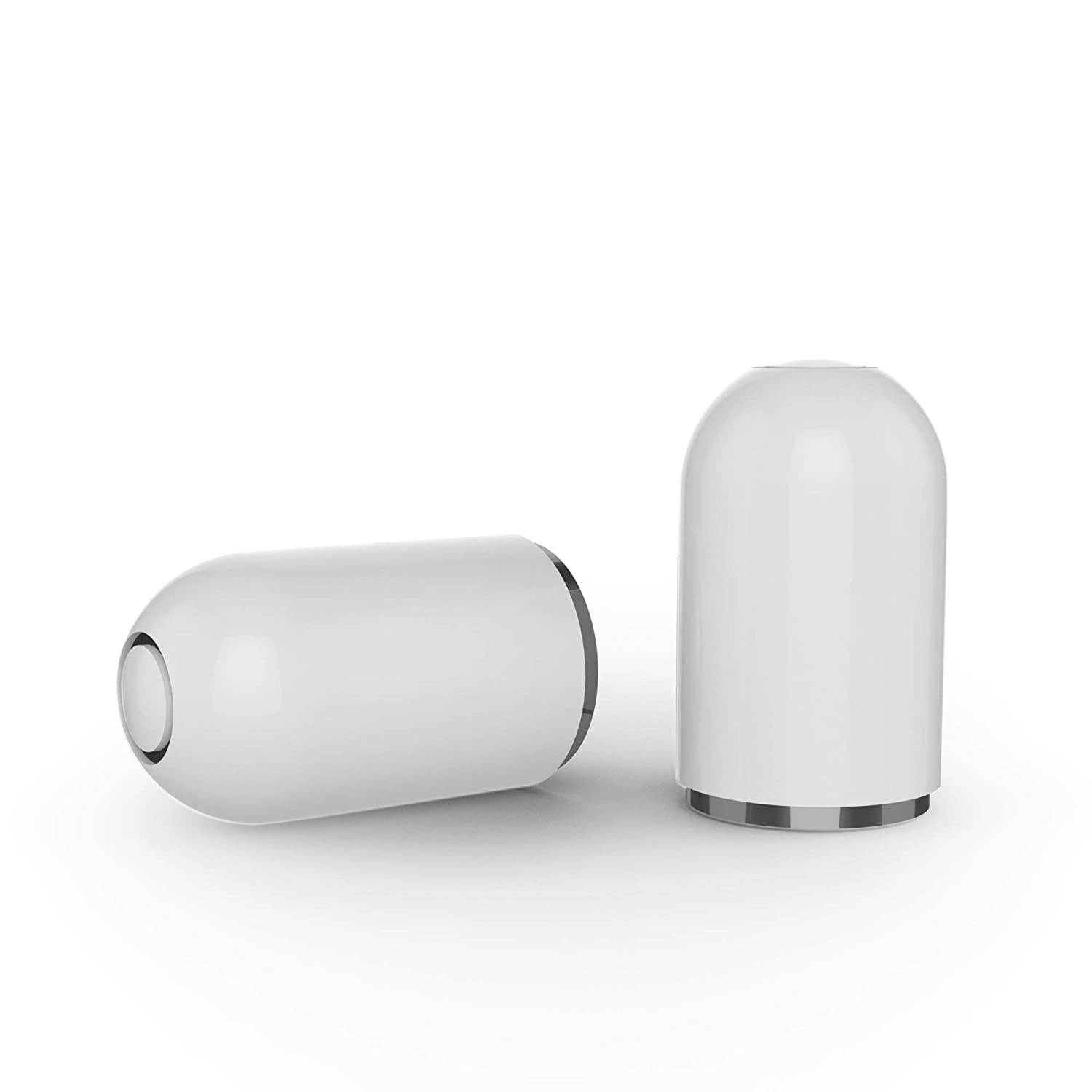 TechMatte Magnetic Replacement Caps for Apple Pencil-Cap Tether Included (2 Pack)