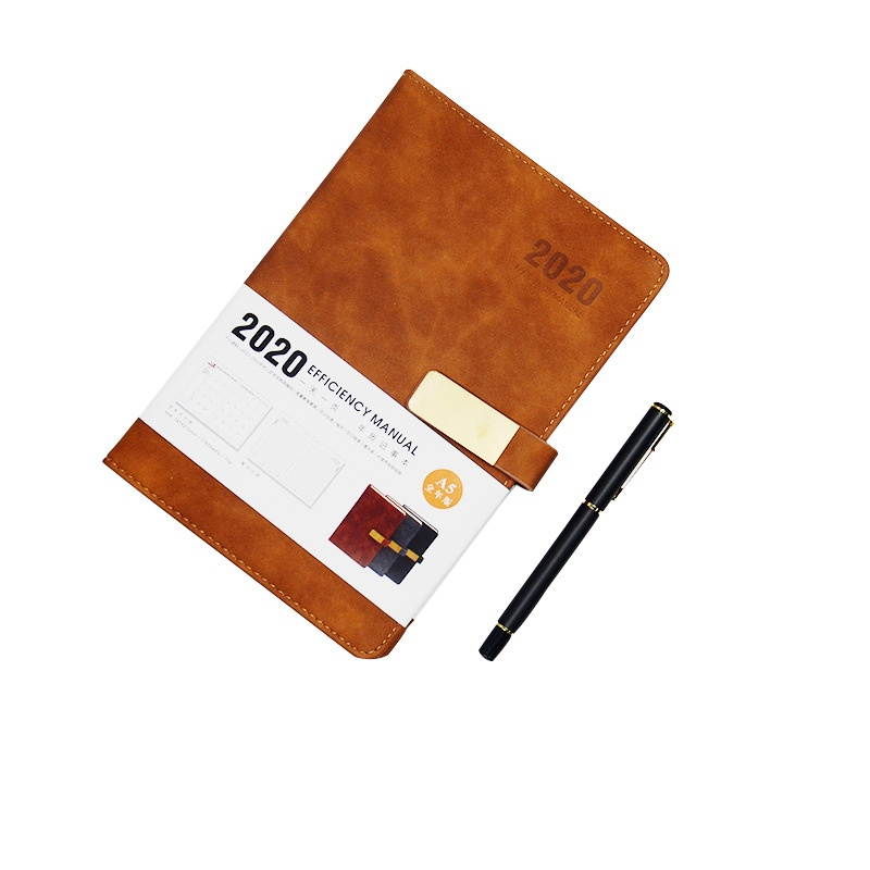 2020 Year Planner Notebook Notepad 365 Days Diary Organizer Journal Agenda Executive Office School Supplies Stationery11 Black