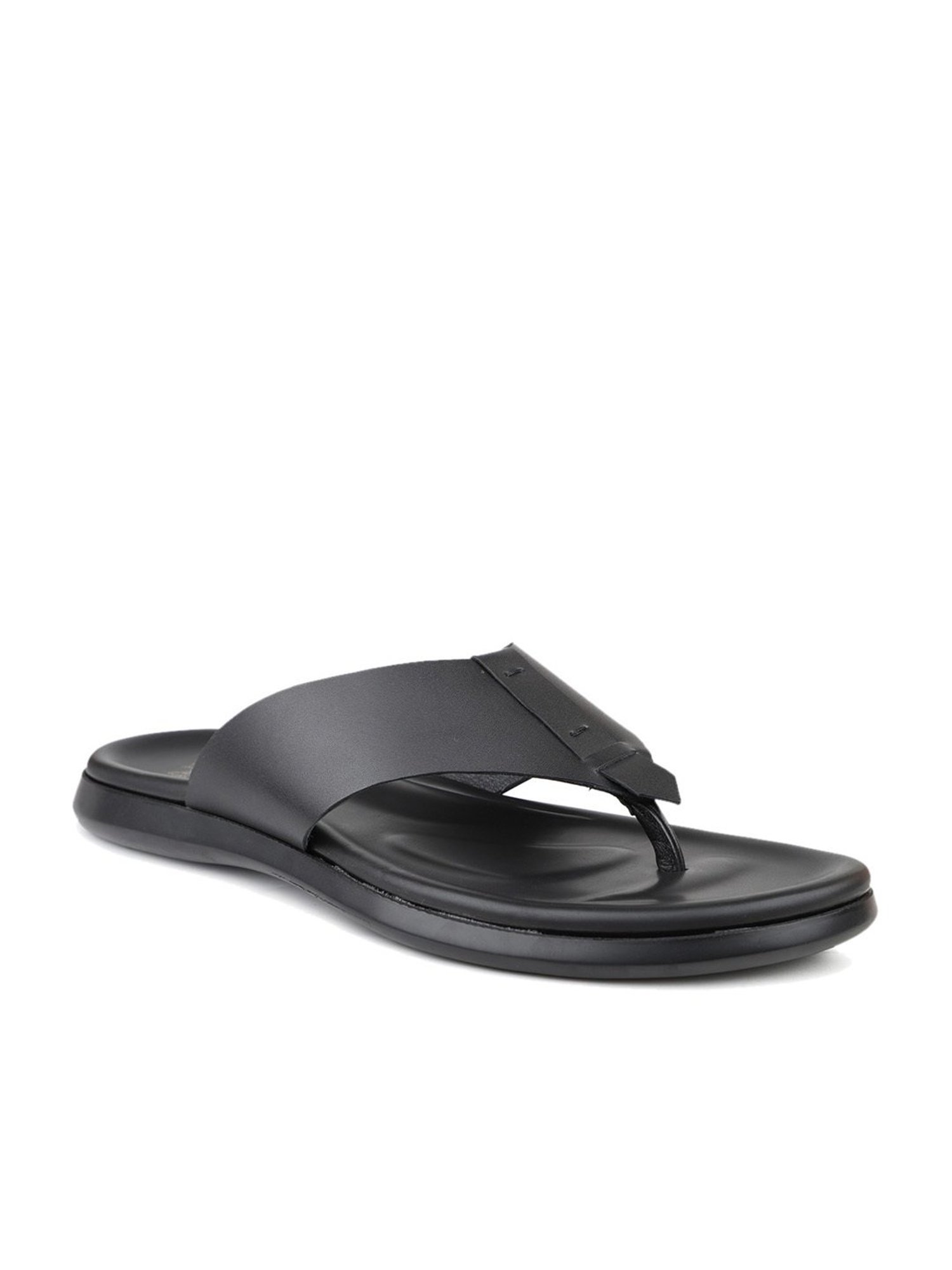 Atesber by Inc.5 Men's Black Thong Sandals