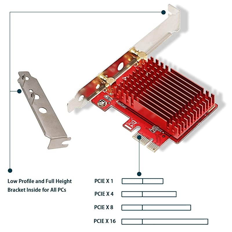 Wireless AC Dual Band 1200Mbps 24GHz 300Mbps or 5GHz 867Mbps PCI Express PCIe WiFi Bluetooth Adapter for Windows Server7881103264bit PCsPCIE WiFi Bluetooth CardFSAC85BT