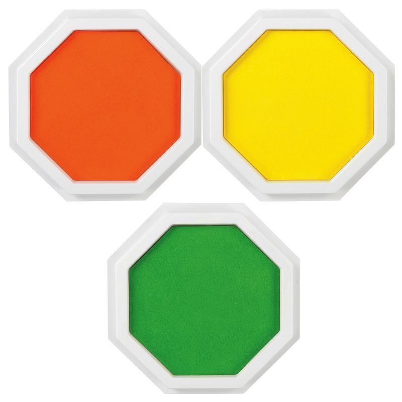 Kaplan Early Learning Jumbo Stamp Pads  - Set of 9