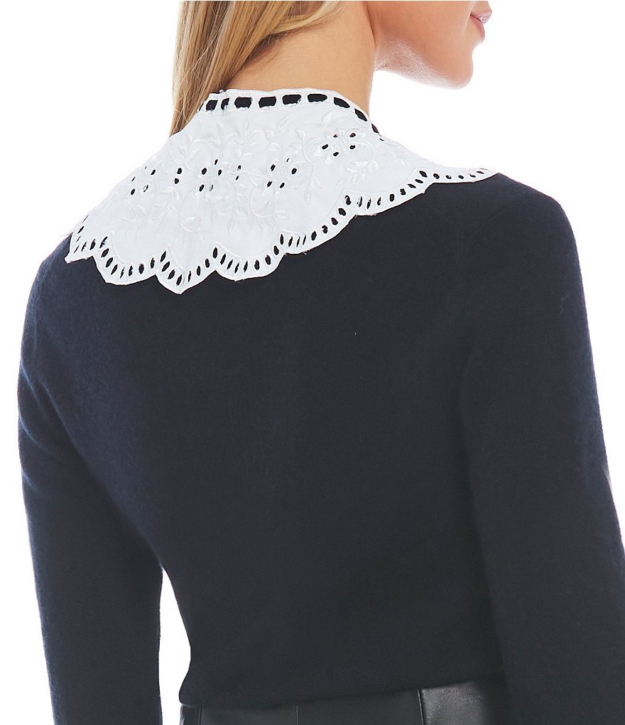 Cejon Metallic Crocheted Fringe Metallic Evening Wrap