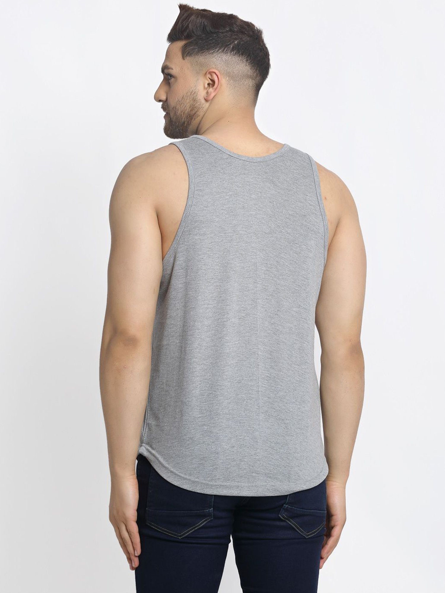 Bodycare Anthra Melange Regular Fit Thermal Top