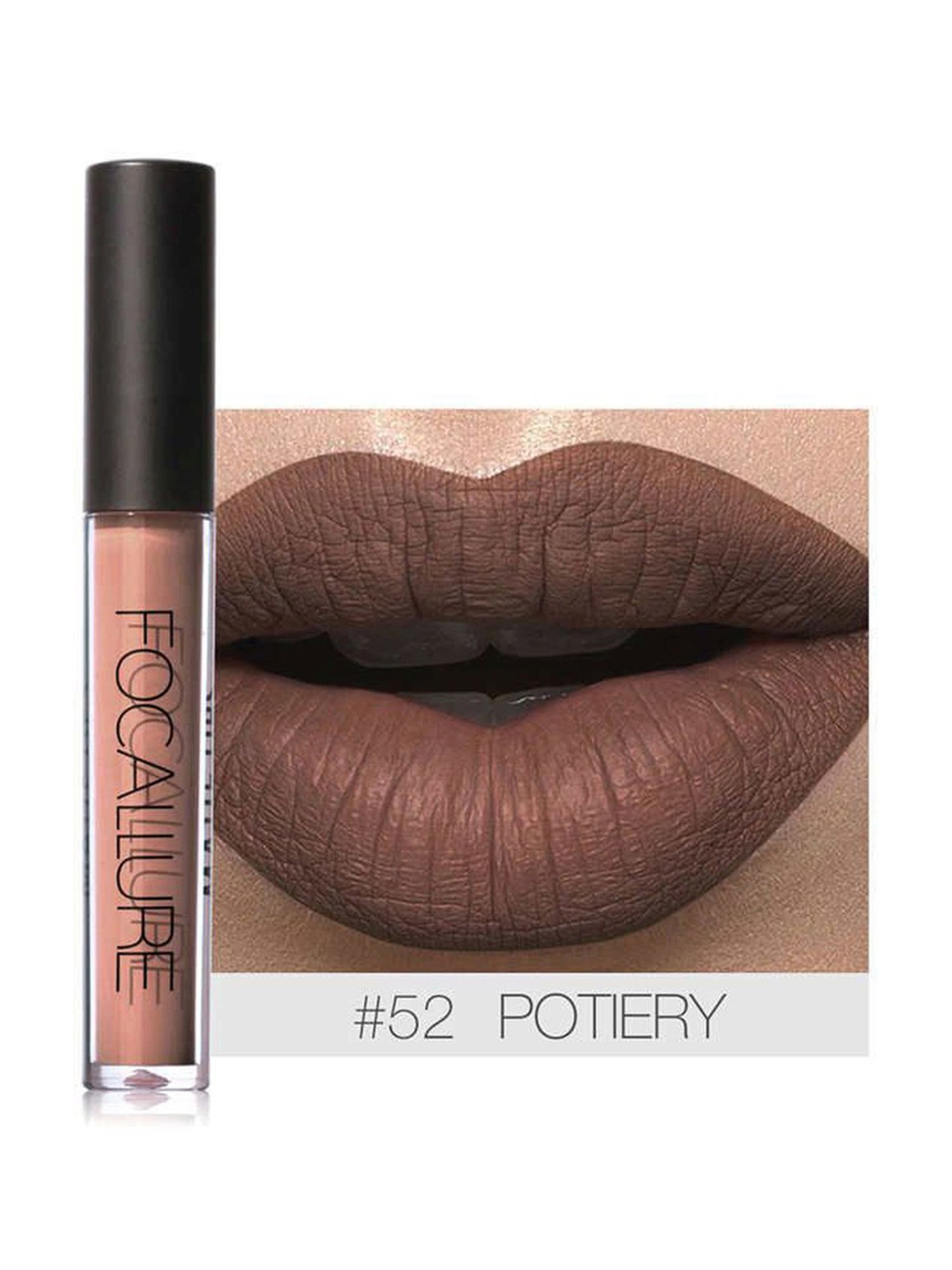 FOCALLURE Matte Liquid Lipstick Potiery - 6 gm