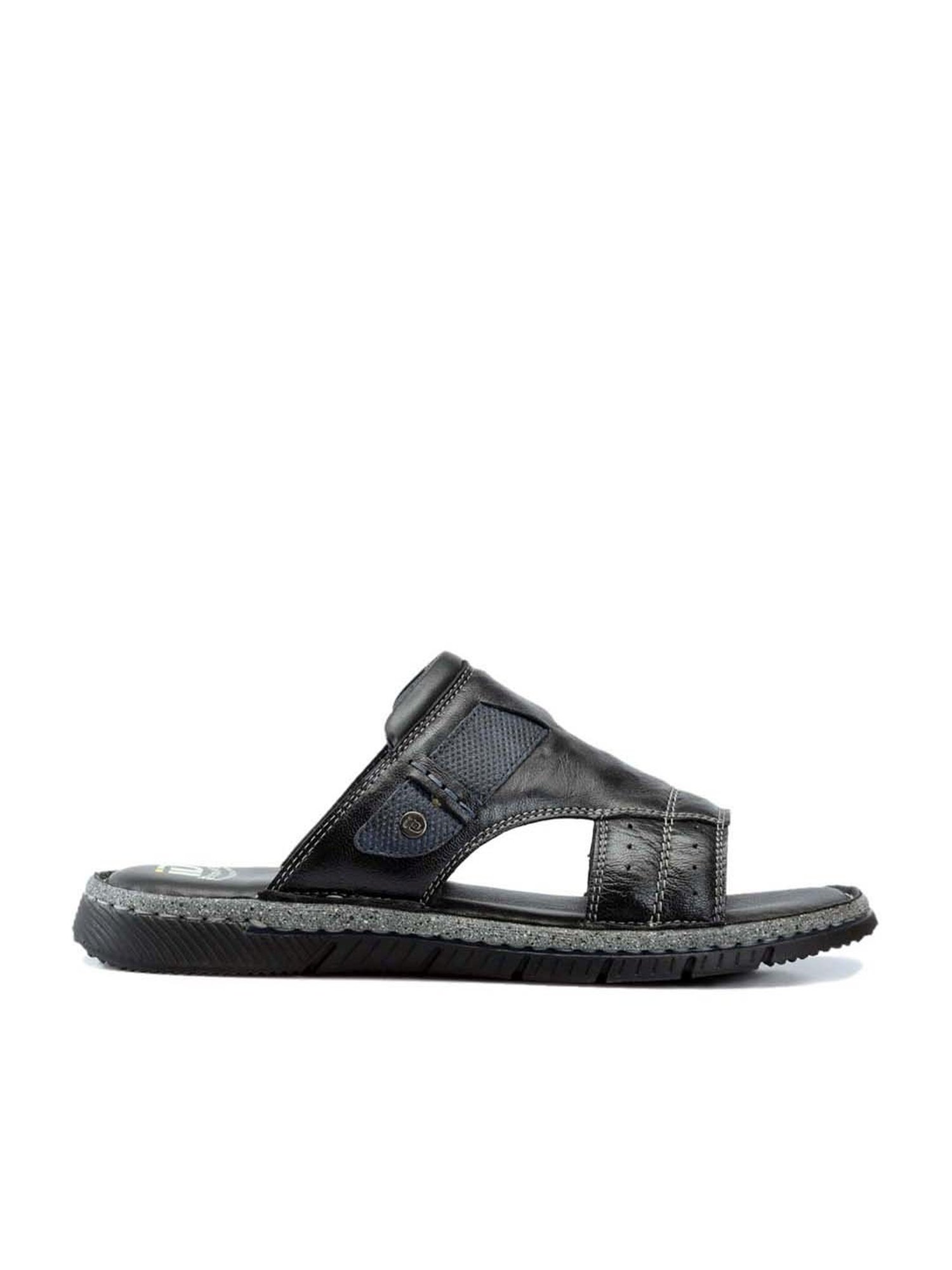 ID Men's Black Casual Sandals
