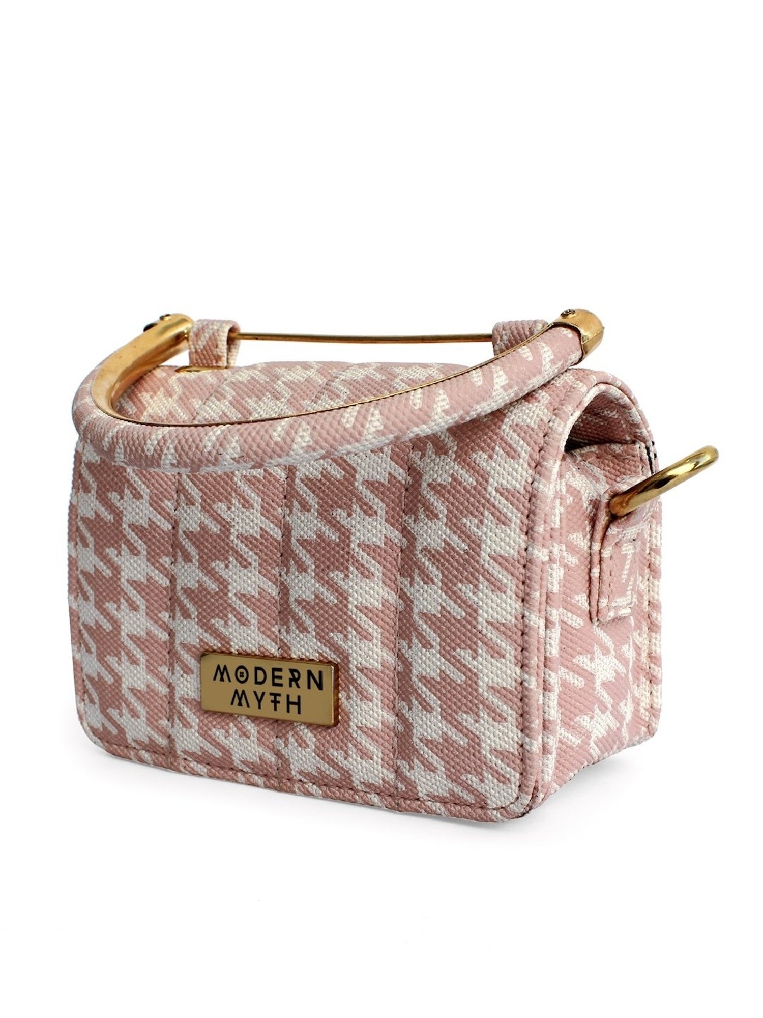 Modern Myth Nano Pink Printed Small Mini Box Bag