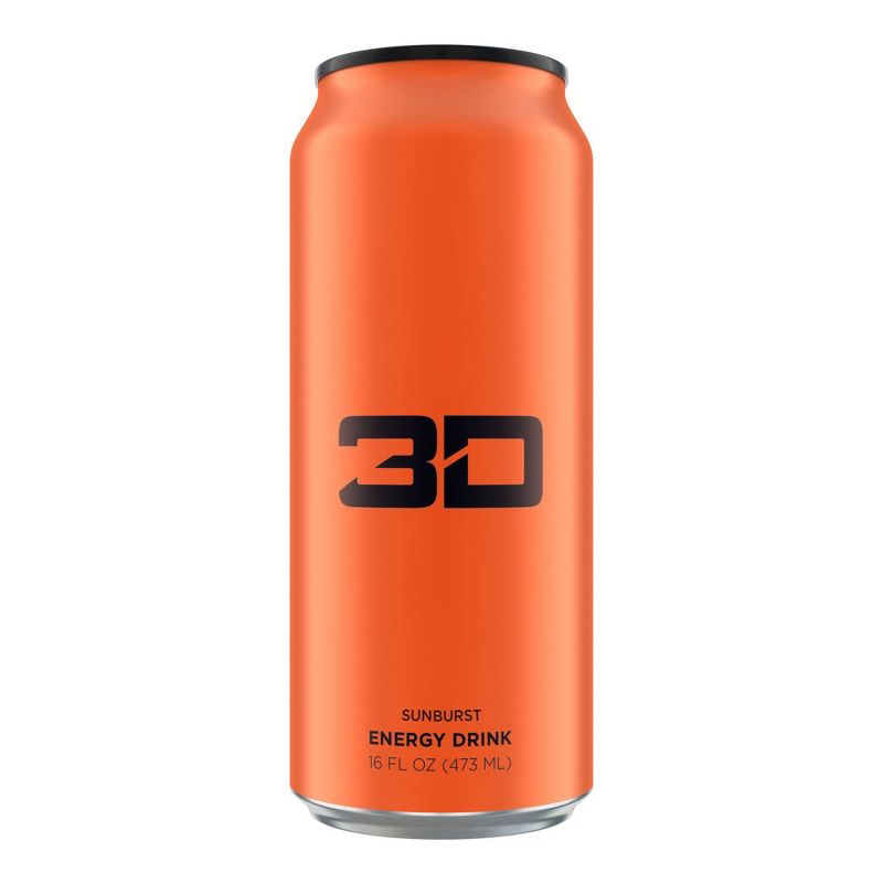 3D Sunburst Energy Energy Drink - 16 fl oz Can