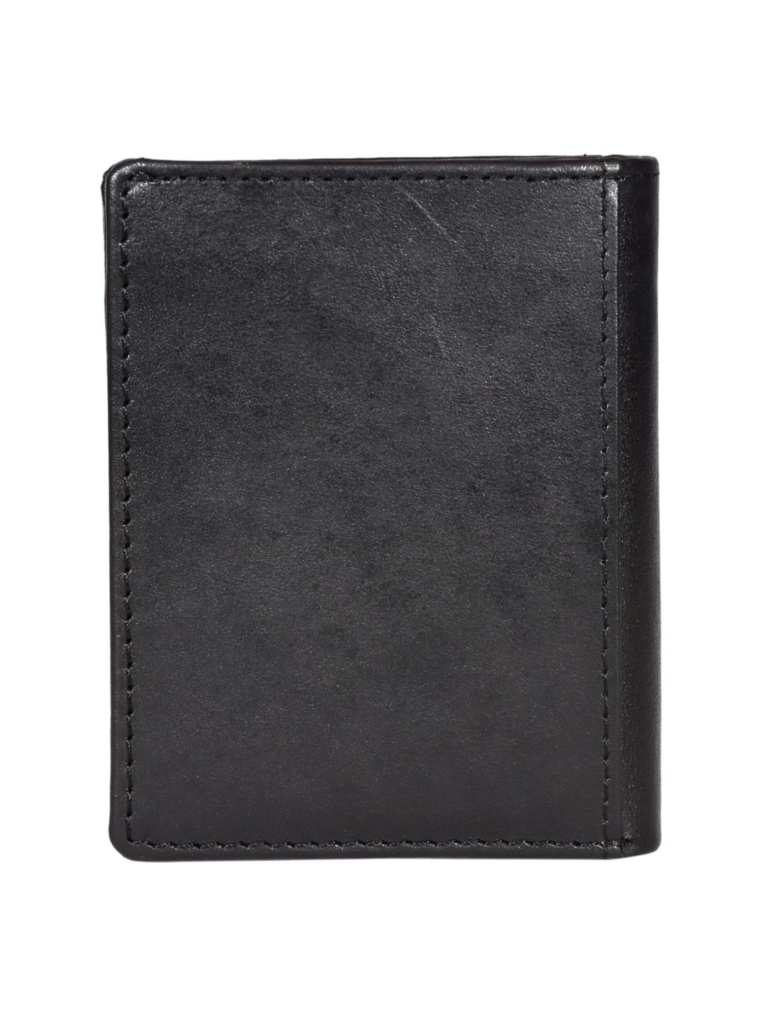 SASSORA JADE Black Leather Bi-Fold Wallet