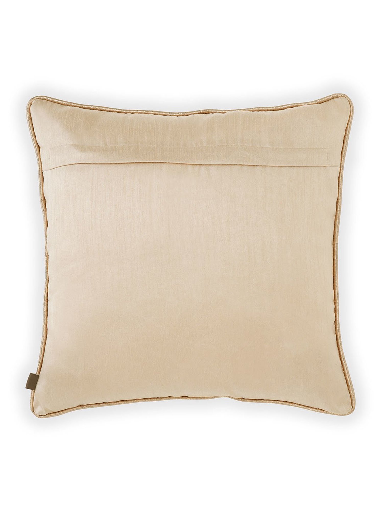 Pure Home and Living Green Cotton Embroidery Cushion Cover