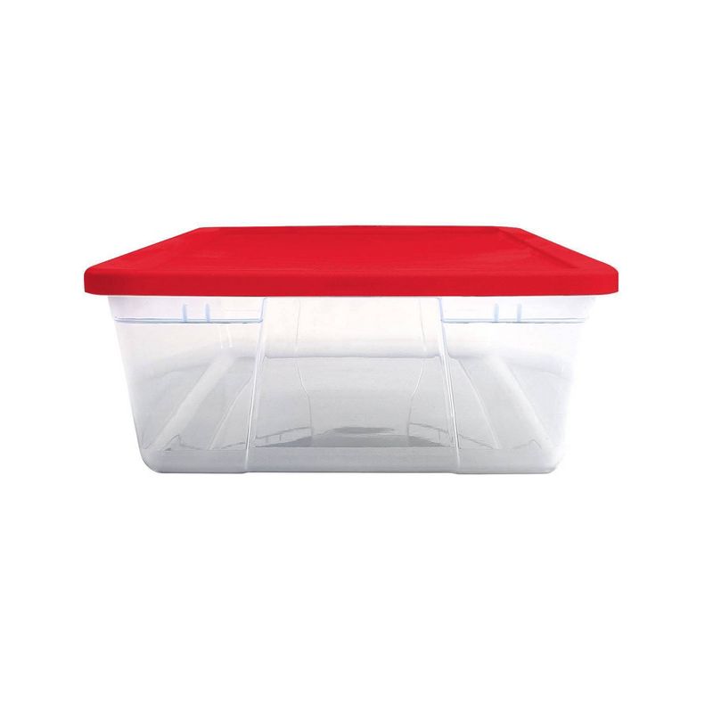 Homz 41qt 2pk Snaplock Holiday Under Bed Storage