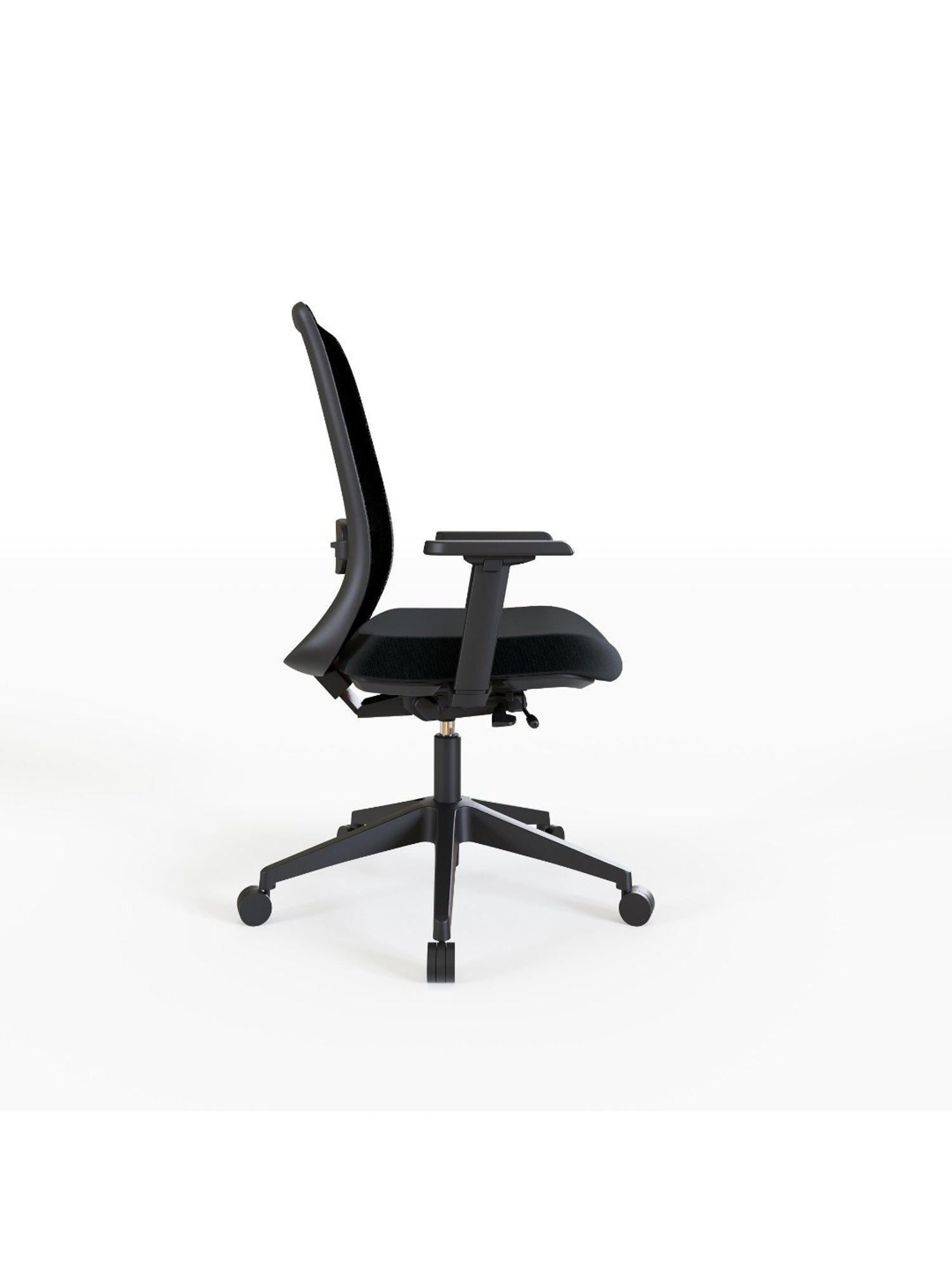 Durian Chaste Black Fabric Executive Chair