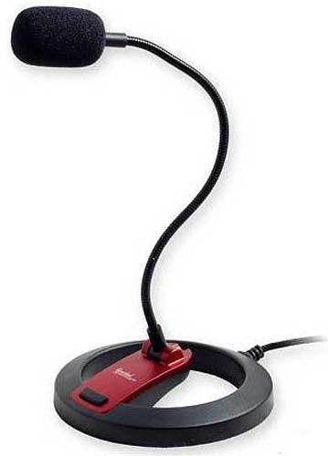 Syba CL-ME-606 3.5mm Black Goose Neck Desktop PC Microphone Mic NEW