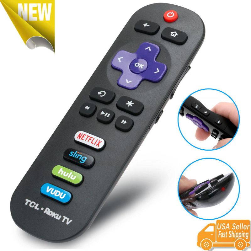 New for TCL Roku TV Remote Controller RC280  Netflix Hulu Vudu Sling TV 40FS3750