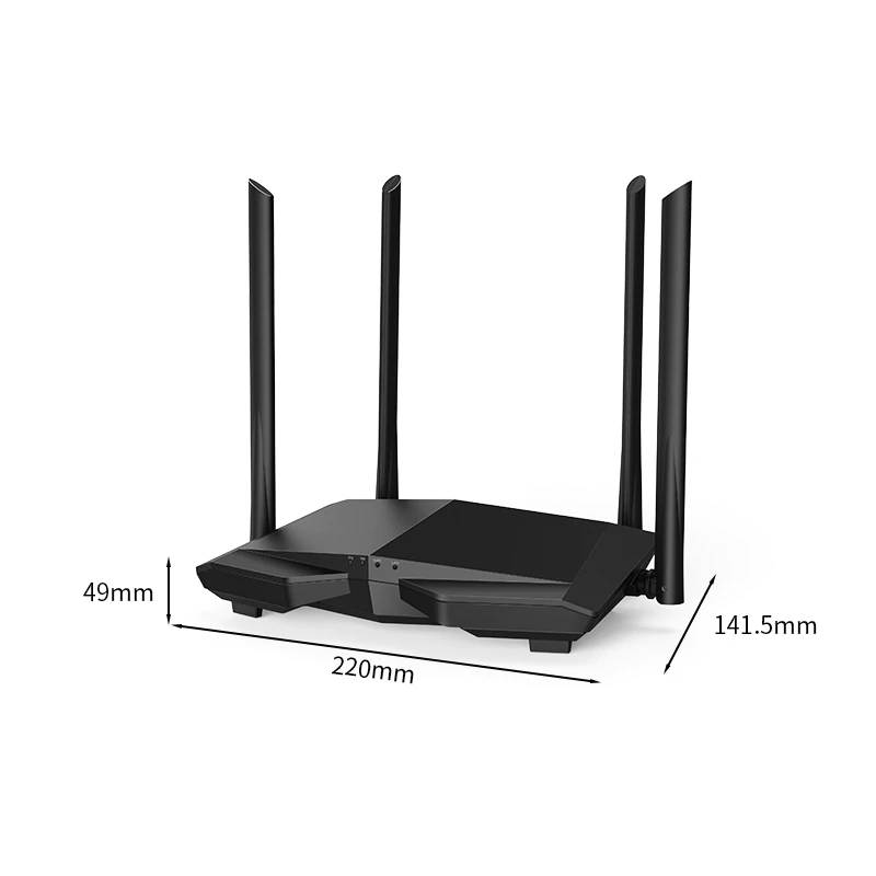 GLAC6 Dual Band AC1200 2.4G/5.8GHz Wireless WiFi Router Wi-Fi Repeater, APP Remote Manage,Easy set up