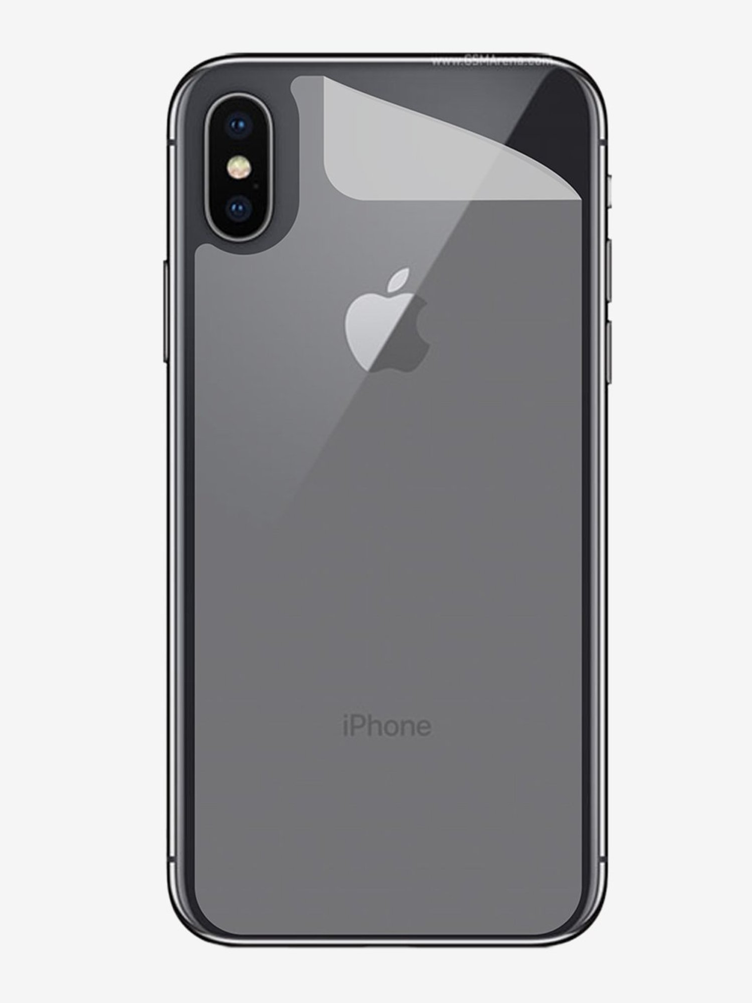 Stuffcool Mighty Shield Back Screen Protector for Apple iPhone XS Max (Transparent)