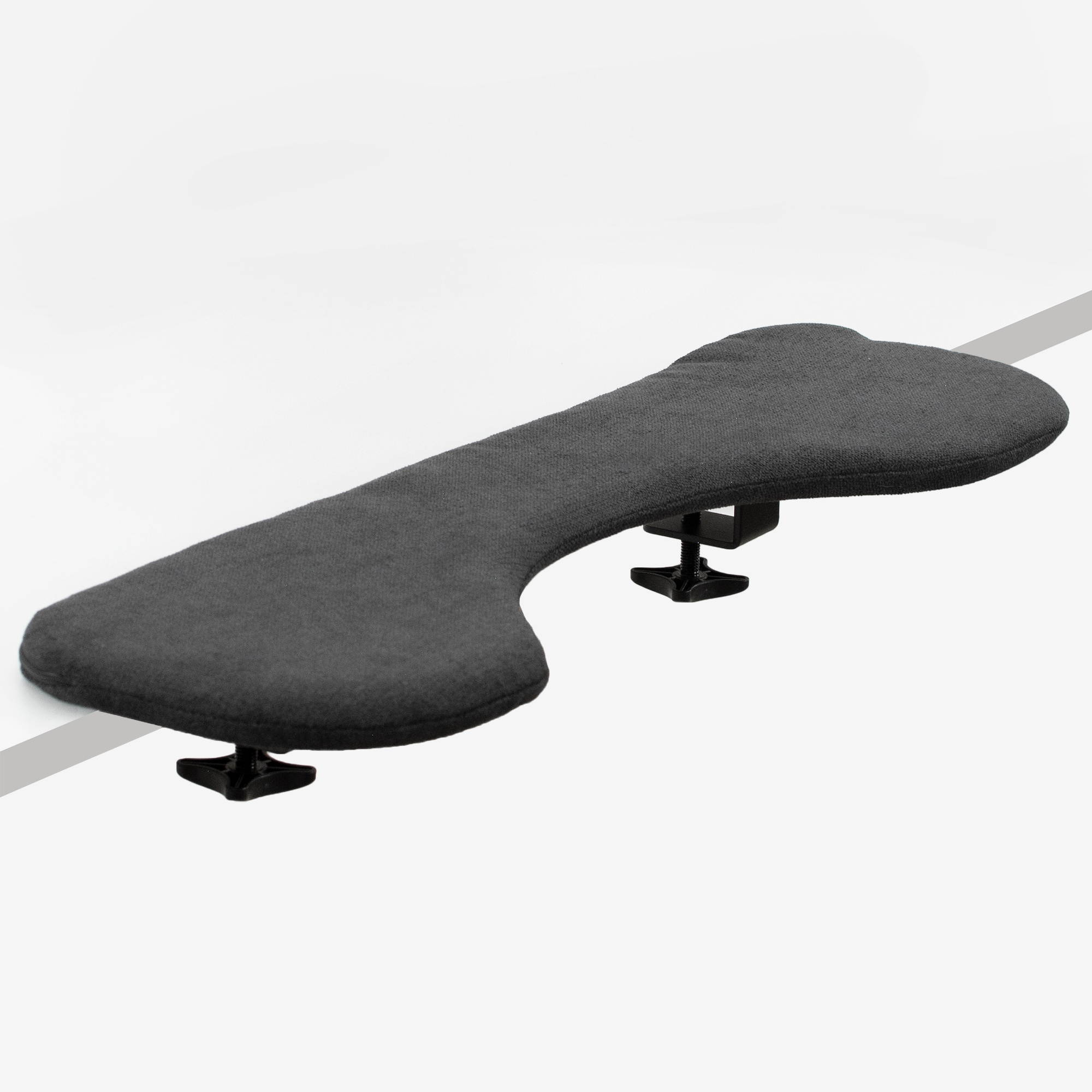 VIVO Black Universal Clamp-on Forearm Support Pad, Arm and Wrist Rest Cushion for Home and Office Desk (MOUNT-MS03C)