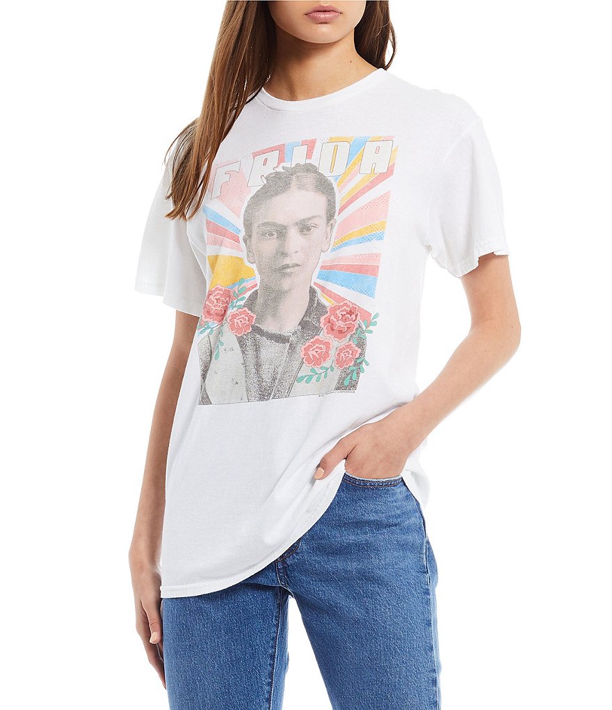 Junk Food Frida Short Sleeves Graphic Tee